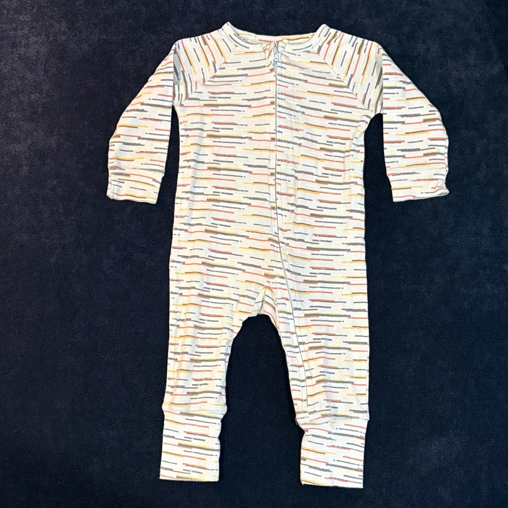 Striped Multicolor Kids Footie